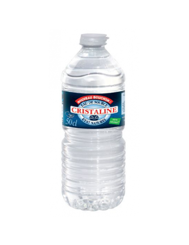 Pack de 24 bouteilles d'eau 50 cl - Cristaline
