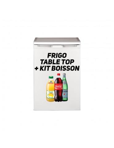 FRIGO 120 L + KIT BOISSONS